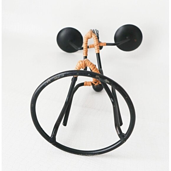 Vintage Danish Candle Holder Laurids Lønborg  Mom and Daughter Black Iron - Picture 7 of 7